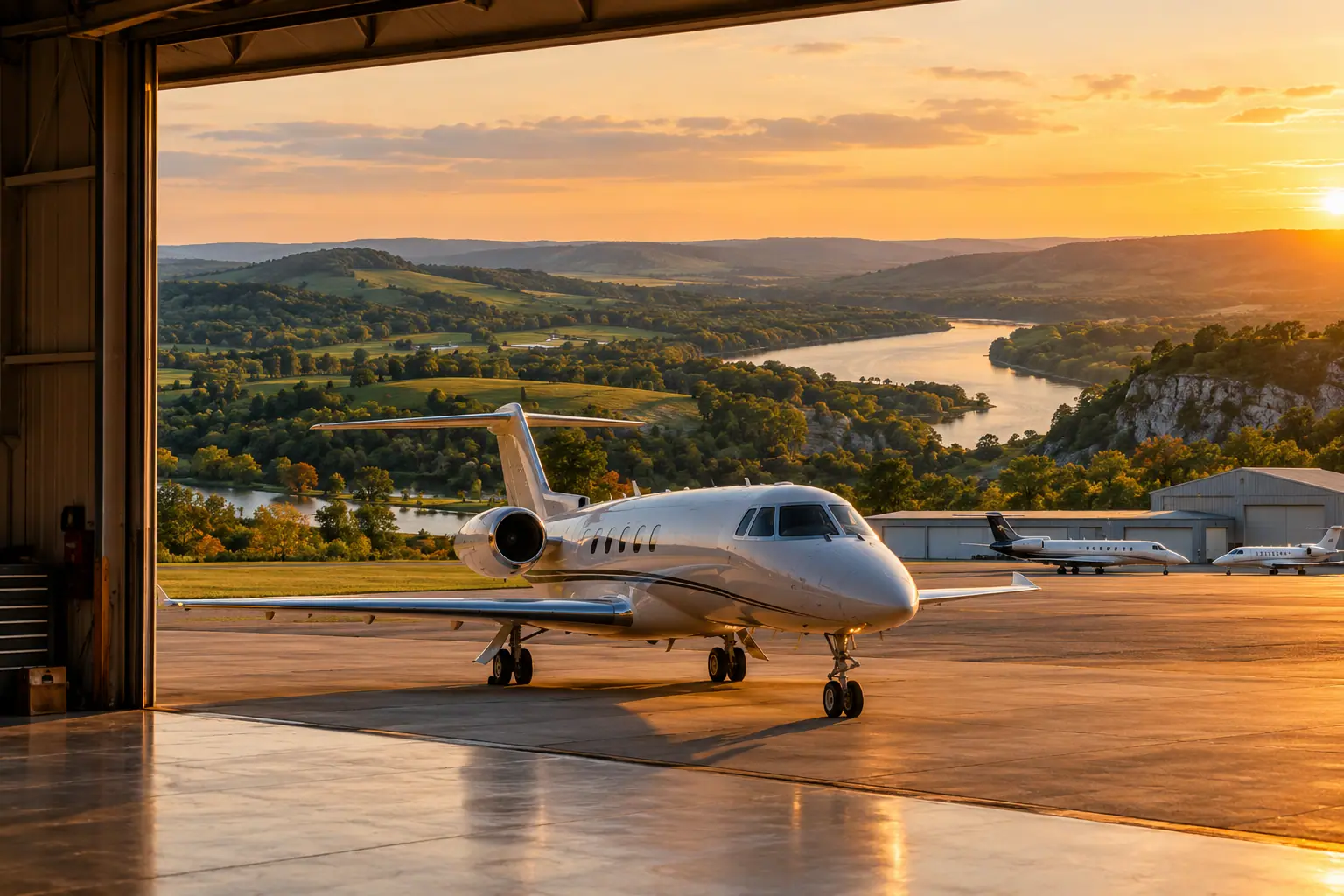 Private jets at Smyrna Airport